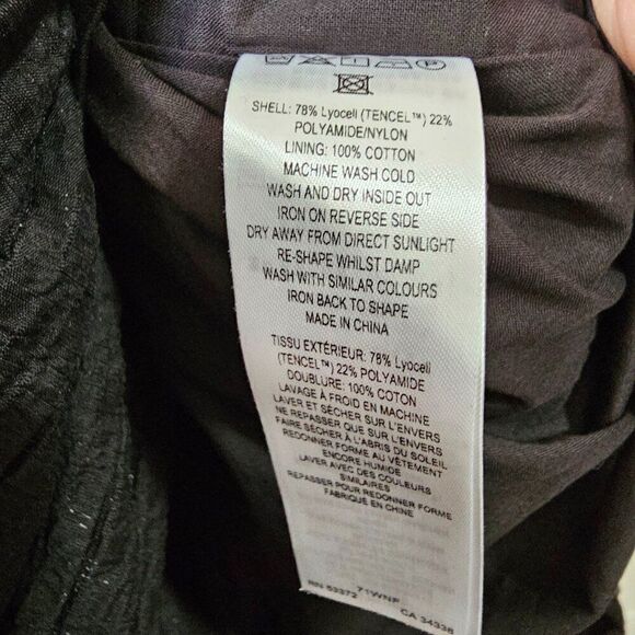 NWT FRENCH CONNECTION BLACK HALTER TIE BACK FULL/ MAXI DRESS SIZE SMALL - Picture 12 of 14